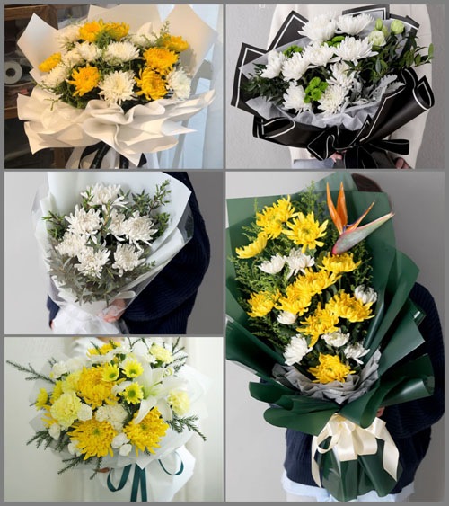 浙江省丽水缙云县双溪口乡周扎村白事花束代送